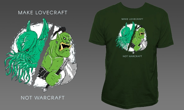 Detail návrhu Make Lovecraft, not Warcraft