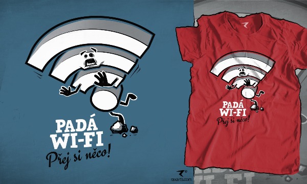 Detail návrhu Padá Wi-Fi....  Přej si něco