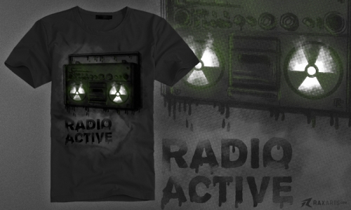 Detail návrhu Radio Active