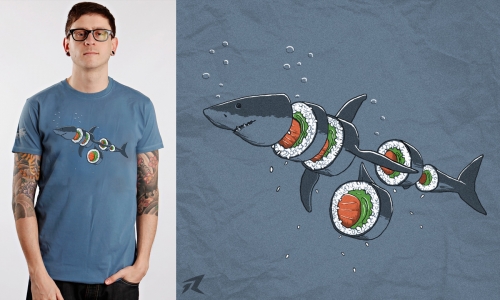 Detail návrhu Shark Sushi