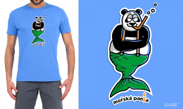 Detail návrhu Mořská panda