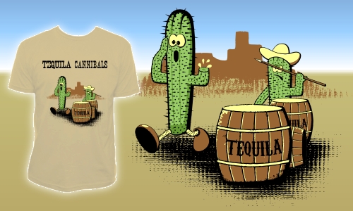Detail návrhu Tequila cannibals