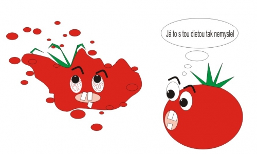 Detail návrhu dietní rajče