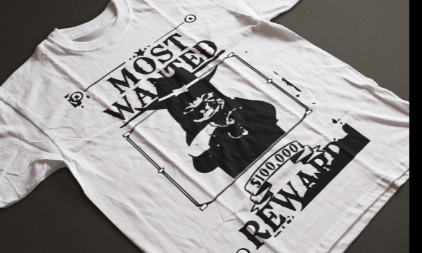 Detail návrhu Most wanted -Cat T-shirt