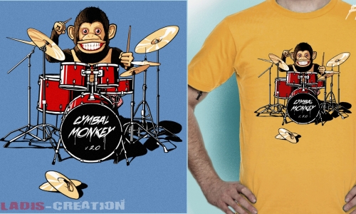 Detail návrhu Cymbal monkey