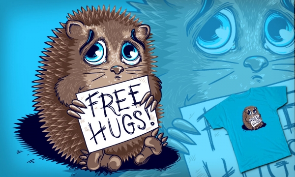 Detail návrhu Free Hugs