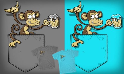 Detail návrhu Opice