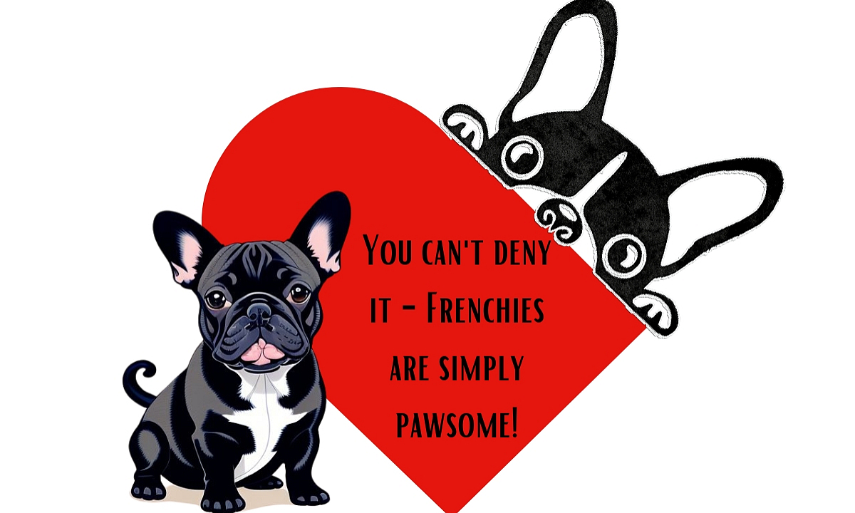 Detail návrhu Frenchies are PAWSOME!