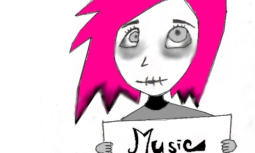 Detail návrhu Emo loves music