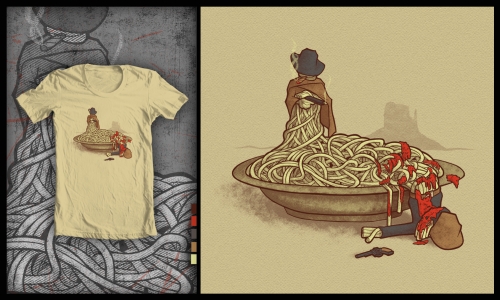 Detail návrhu Spaghetti Western