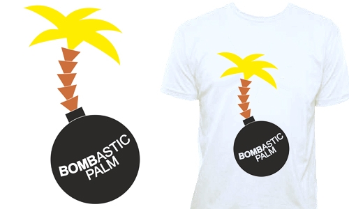 Detail návrhu Bombová palma