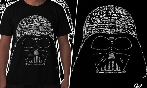 Detail návrhu Darth Vader