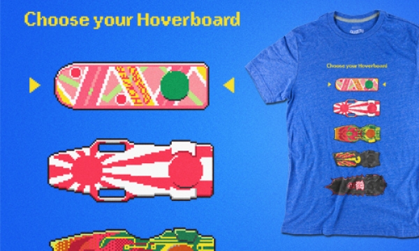 Detail návrhu Choose Your Hoverboard