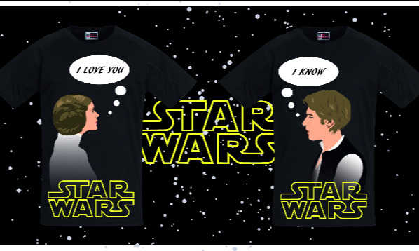 Detail návrhu Star Wars pro páry